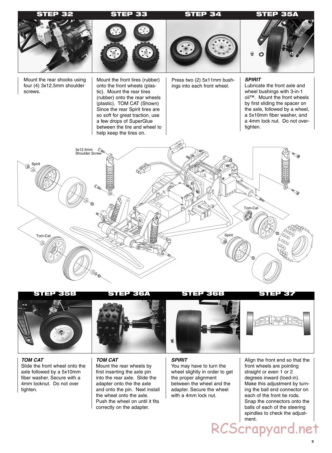 Traxxas - Spirit (1995) - Manual - Page 9